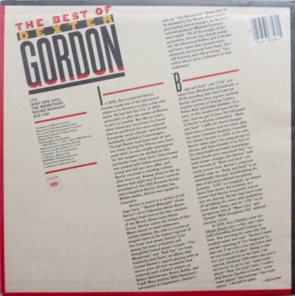 Dexter Gordon - The Best Of Dexter Gordon - LP