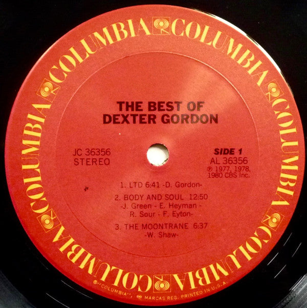 Dexter Gordon - The Best Of Dexter Gordon - LP