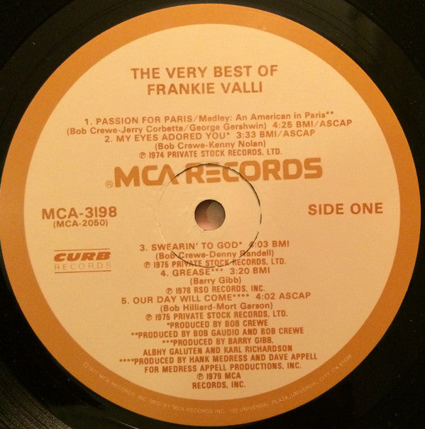 Frankie Valli - The Very Best Of - LP