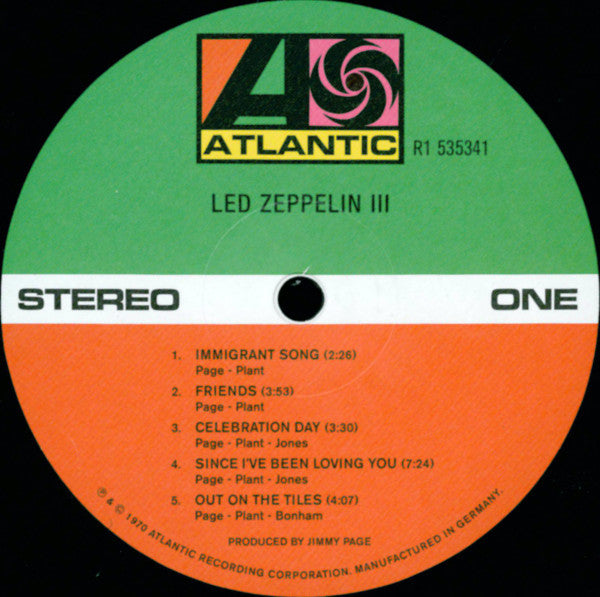 Led Zeppelin - Led Zeppelin III - LP
