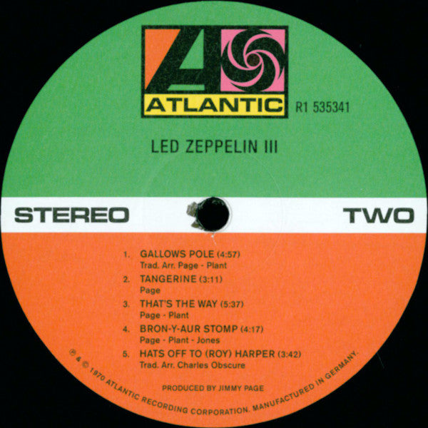 Led Zeppelin - Led Zeppelin III - LP