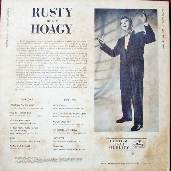 Rusty Draper - Rusty Meets Hoagy: Rusty Draper Sings The Songs Of Hoagy Carmichael - LP