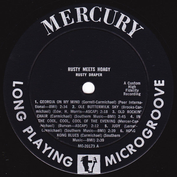 Rusty Draper - Rusty Meets Hoagy: Rusty Draper Sings The Songs Of Hoagy Carmichael - LP