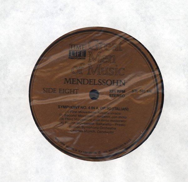 Mendelssohn* - Great Men Of Music - LP