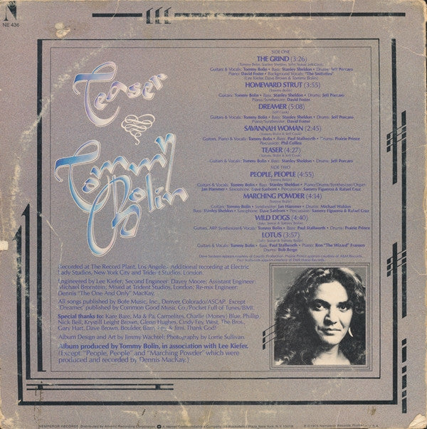Tommy Bolin - Teaser - LP