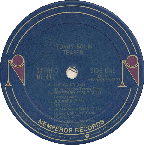 Tommy Bolin - Teaser - LP
