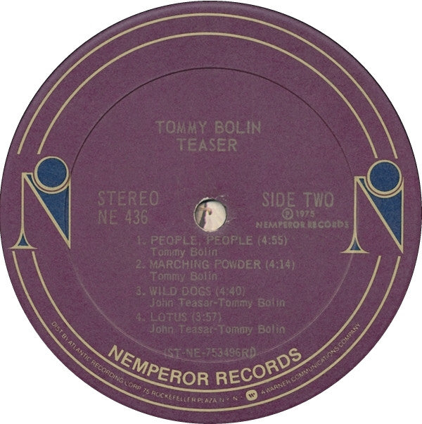 Tommy Bolin - Teaser - LP