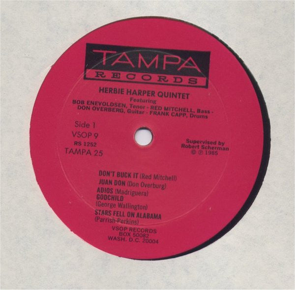Herbie Harper Quintet - Herbie Harper Quintet - LP