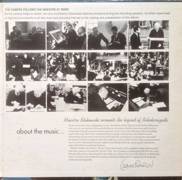Rimsky-Korsakov* - Leopold Stokowski, London Symphony Orchestra - Scheherazade - LP