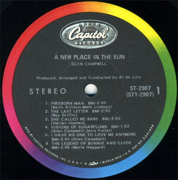 Glen Campbell - A New Place In The Sun - LP