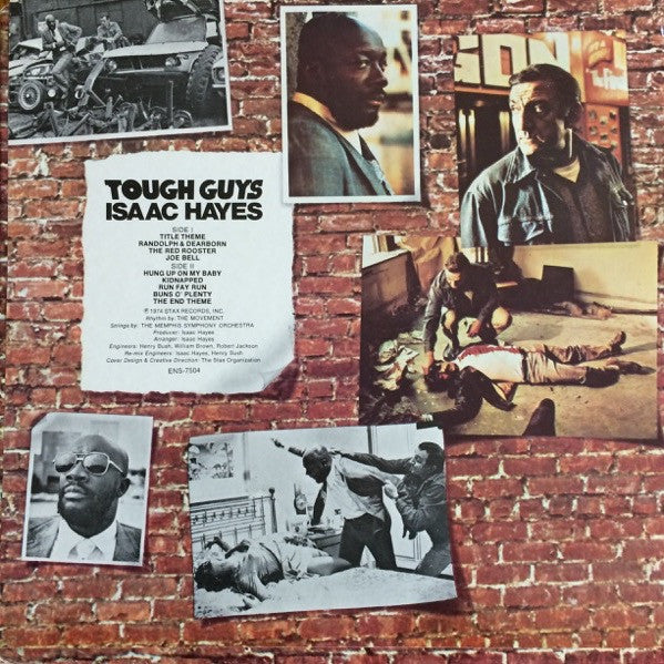 Isaac Hayes - Tough Guys (Music From The Soundtrack Of The Paramount Release 'Three Tough Guys') - LP