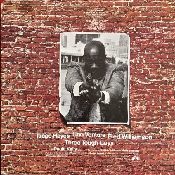 Isaac Hayes - Tough Guys (Music From The Soundtrack Of The Paramount Release 'Three Tough Guys') - LP