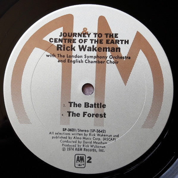 Rick Wakeman - Journey To The Centre Of The Earth - LP