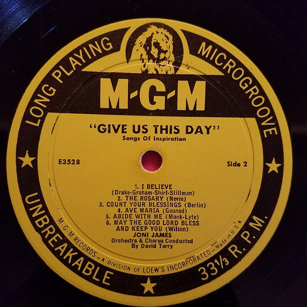 Joni James - Give Us This Day - LP