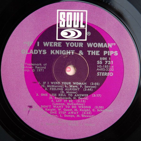 Gladys Knight And The Pips - If I Were Your Woman - LP