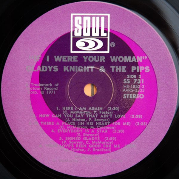 Gladys Knight And The Pips - If I Were Your Woman - LP
