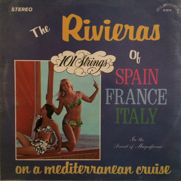 101 Strings - The Rivieras Of Spain France Italy - LP