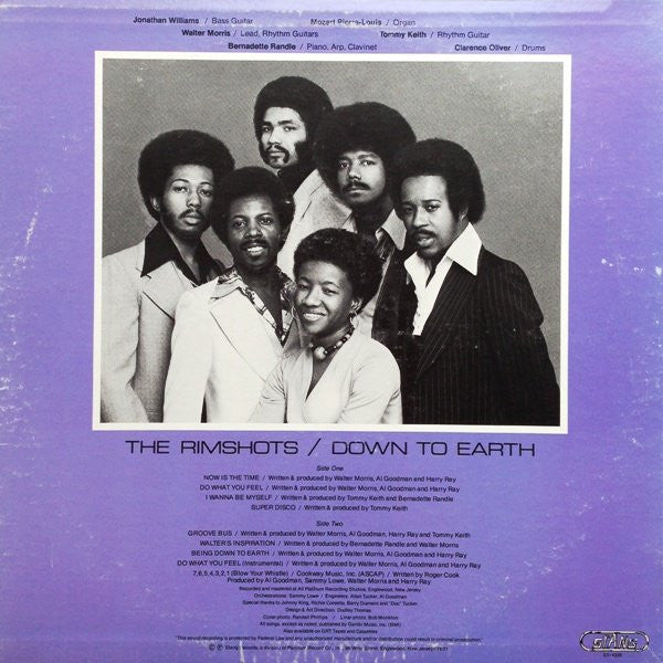 The Rimshots - Down To Earth - LP