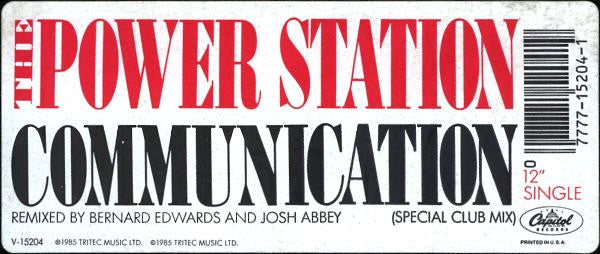 The Power Station - Communication - LP