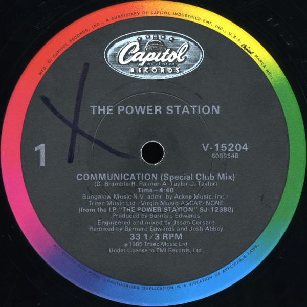 The Power Station - Communication - LP