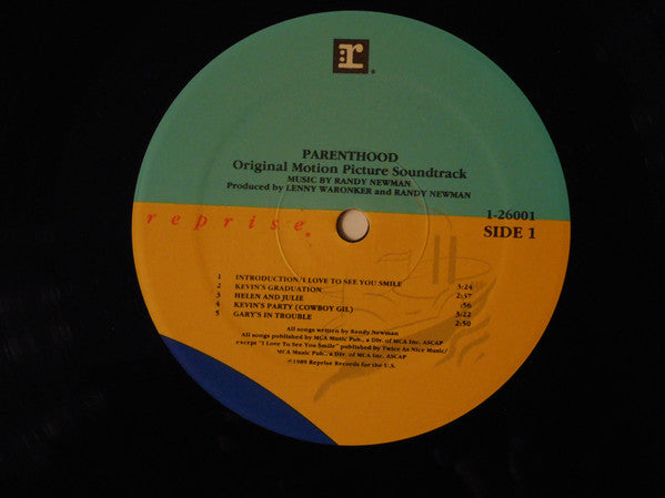 Randy Newman - Parenthood - Original Motion Picture Soundtrack - LP