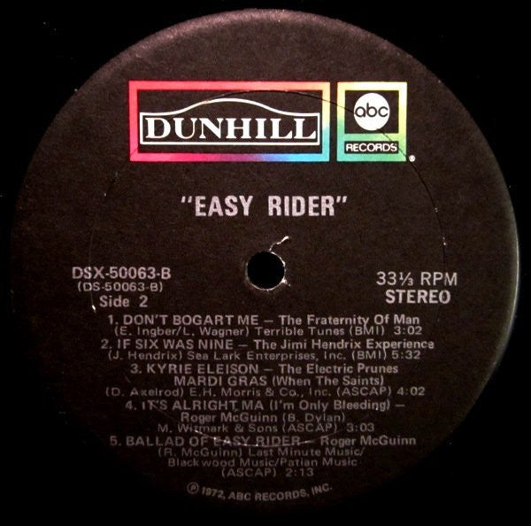 Various - Easy Rider (Music From The Soundtrack) - LP