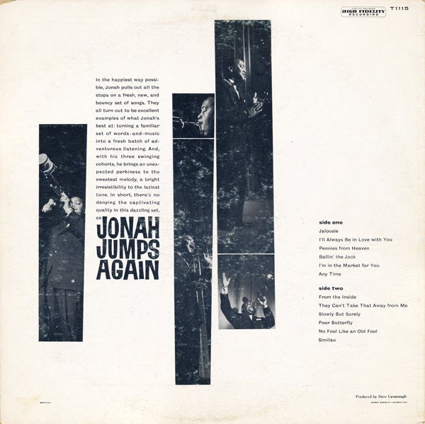 The Jonah Jones Quartet - Jonah Jumps Again - LP
