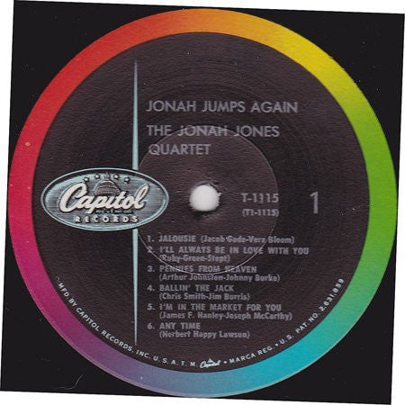 The Jonah Jones Quartet - Jonah Jumps Again - LP