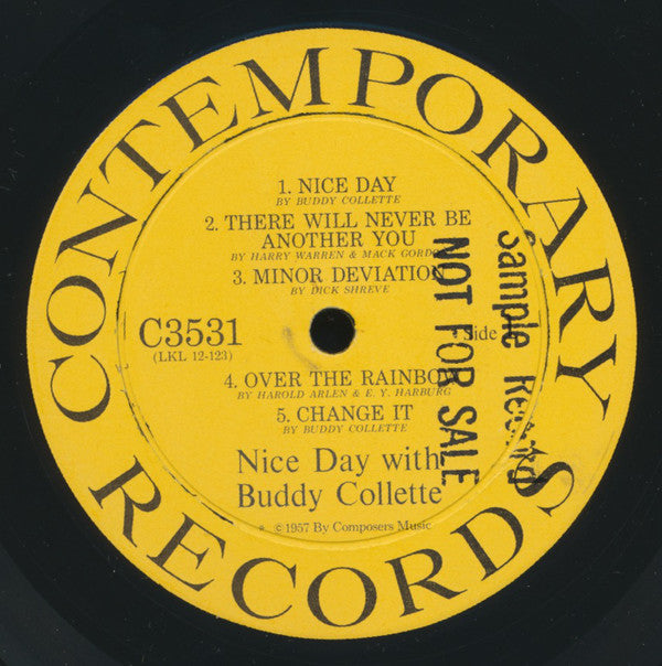 Buddy Collette - Nice Day With Buddy Collette - LP