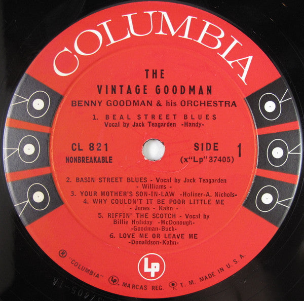 Benny Goodman - The Vintage Goodman - LP
