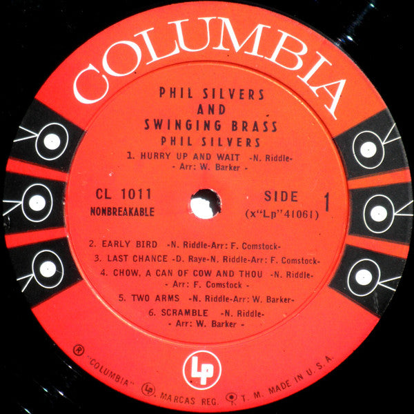 Phil Silvers - Phil Silvers And Swinging Brass - LP