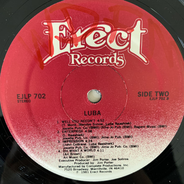 Luba Raushiek* - Luba - LP
