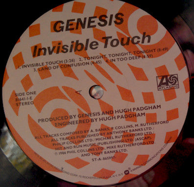 Genesis - Invisible Touch - LP