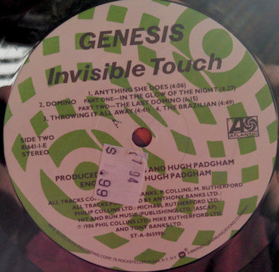 Genesis - Invisible Touch - LP