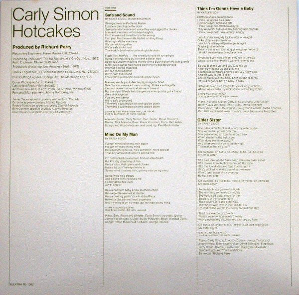 Carly Simon - Hotcakes - LP