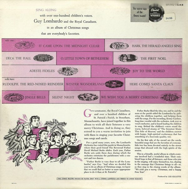 Guy Lombardo And The Royal Canadians* - Sing The Songs Of Christmas - LP