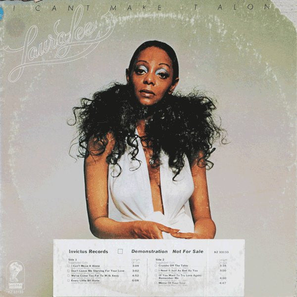 Laura Lee - I Can't Make It Alone - LP