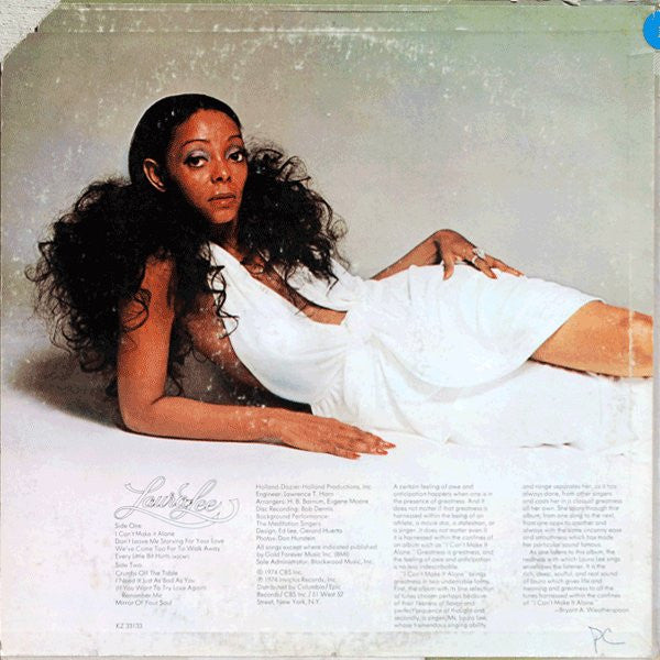 Laura Lee - I Can't Make It Alone - LP