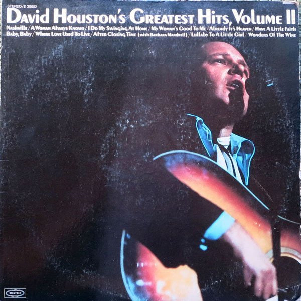 David Houston - David Houston's Greatest Hits, Volume II - LP