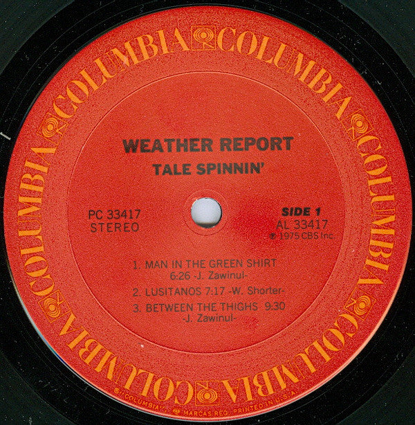 Weather Report - Tale Spinnin' - LP
