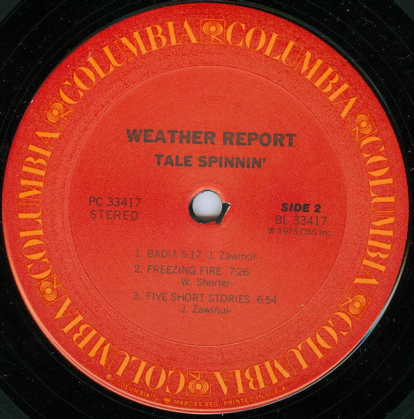 Weather Report - Tale Spinnin' - LP