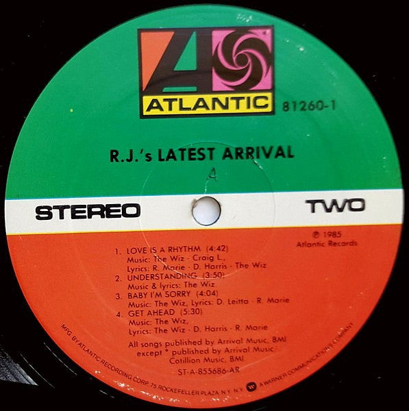 R.J.'s Latest Arrival - R.J.'s Latest Arrival - LP