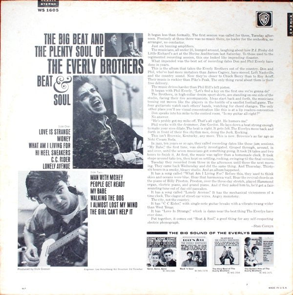 The Everly Brothers* - Beat & Soul - LP