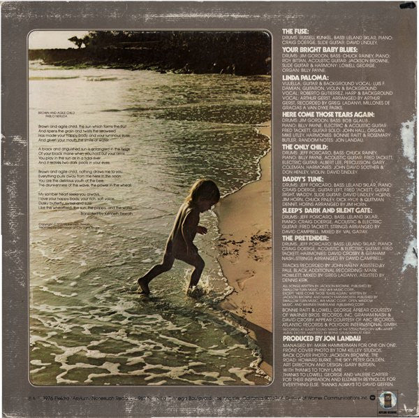 Jackson Browne - The Pretender - LP