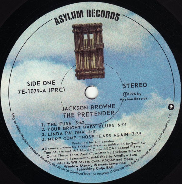 Jackson Browne - The Pretender - LP