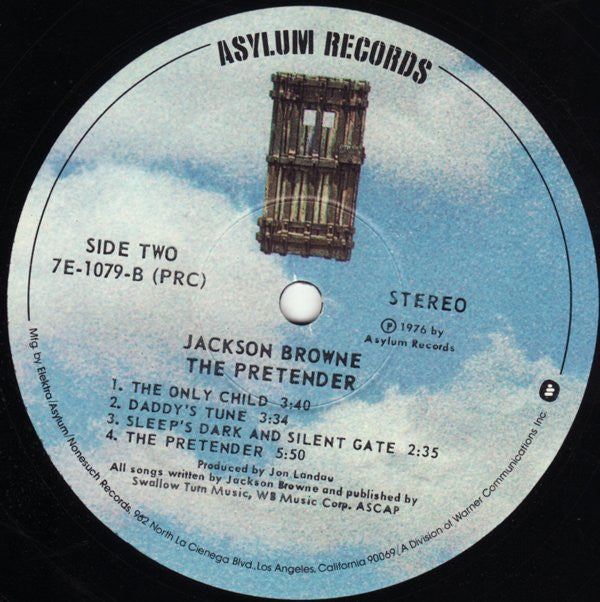 Jackson Browne - The Pretender - LP