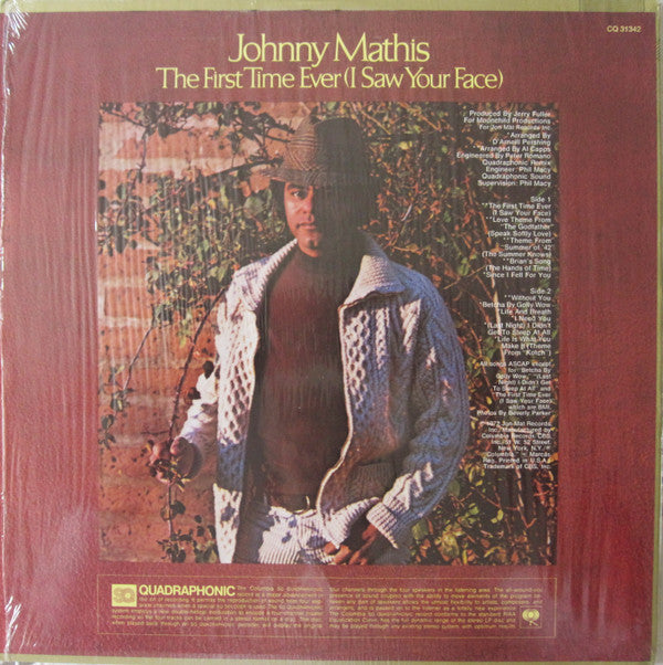 Johnny Mathis - The First Time Ever (I Saw Your Face) - LP
