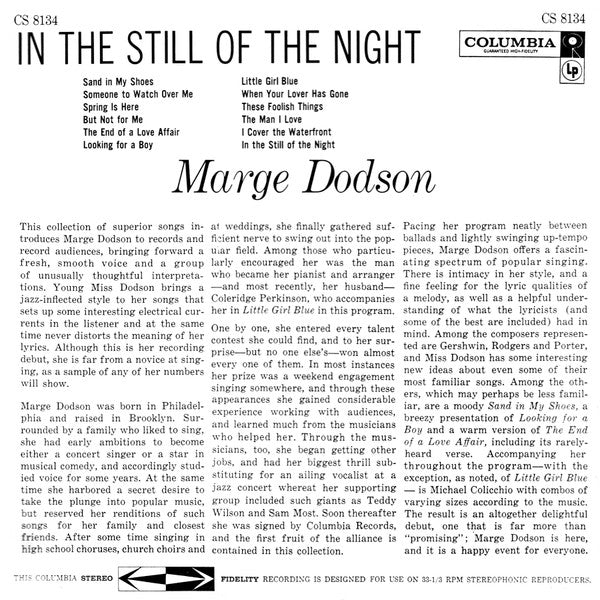 Marge Dodson - In The Still Of The Night - LP