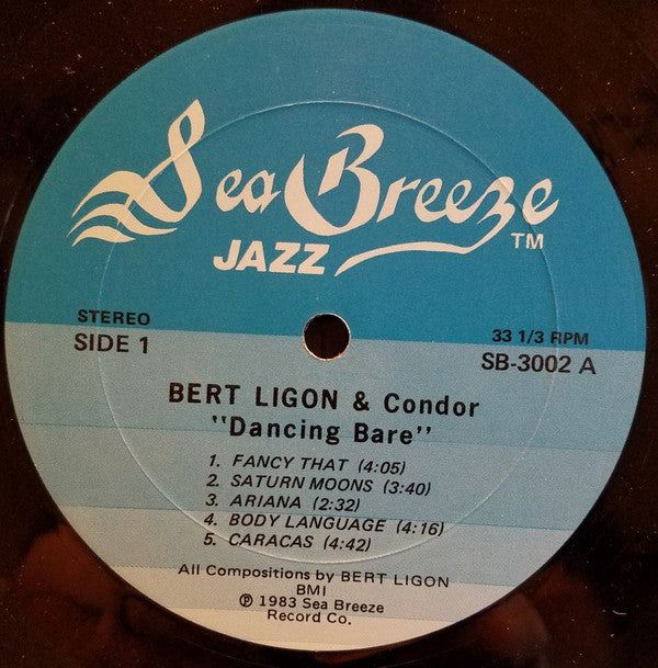 Bert Ligon & Condor  - Dancing Bare - LP