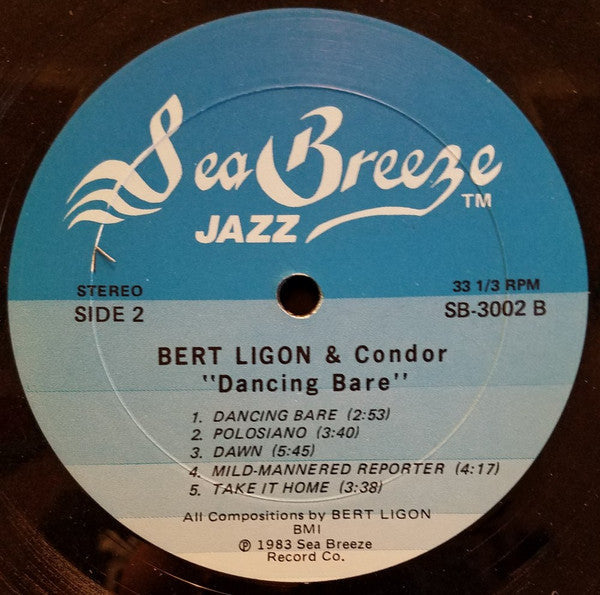 Bert Ligon & Condor  - Dancing Bare - LP